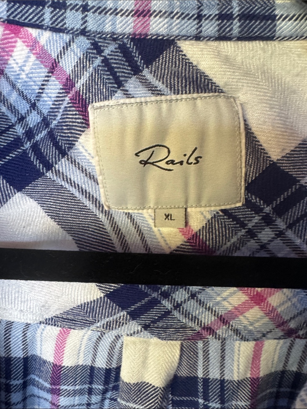 Rails plaid button up